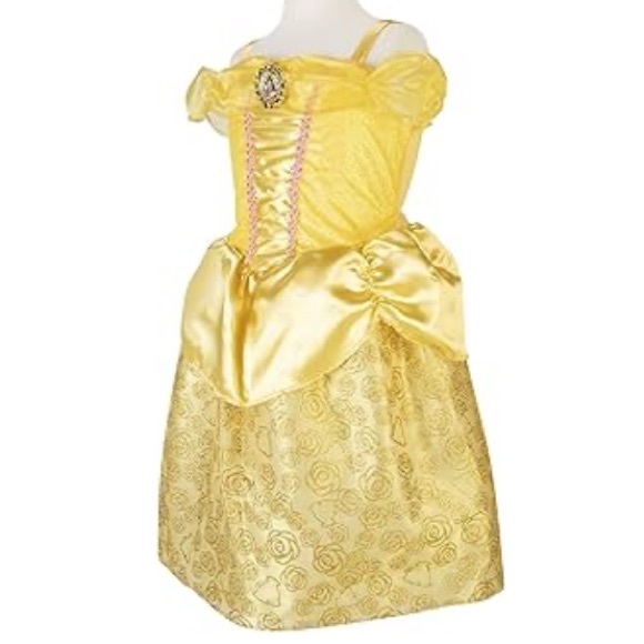 DISNEY 💛PRINCESS "BELLE"💛 COSTUME DRESS SIZE 4-6X 🌟NWOT🌟 - Picture 6 of 14